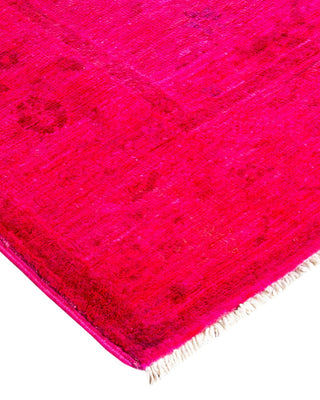 Vibrance, One-of-a-Kind Hand-Knotted Area Rug - Pink, 4' 6" x 6' 6" - Solo Rugs