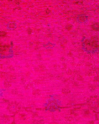Vibrance, One-of-a-Kind Hand-Knotted Area Rug - Pink, 4' 6" x 6' 6" - Solo Rugs