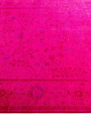 Vibrance, One-of-a-Kind Hand-Knotted Area Rug - Pink, 4' 6" x 6' 6" - Solo Rugs