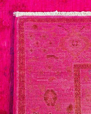 Vibrance, One-of-a-Kind Hand-Knotted Area Rug - Pink, 4' 6" x 6' 6" - Solo Rugs