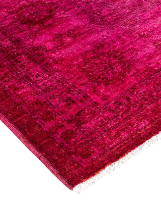 Vibrance, One-of-a-Kind Hand-Knotted Area Rug - Pink, 8' 3" x 10' 1" - Solo Rugs