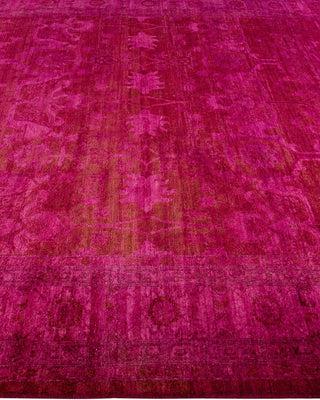 Vibrance, One-of-a-Kind Hand-Knotted Area Rug - Pink, 8' 3" x 10' 1" - Solo Rugs