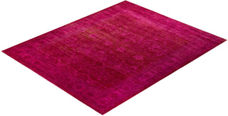 Vibrance, One-of-a-Kind Hand-Knotted Area Rug - Pink, 8' 3" x 10' 1" - Solo Rugs