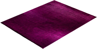 Vibrance, One-of-a-Kind Hand-Knotted Area Rug - Plum, 12' 2" x 14' 10" - Solo Rugs