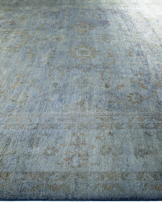 Vibrance, One-of-a-Kind Hand-Knotted Area Rug - Purple, 11' 10" x 14' 9" - Solo Rugs