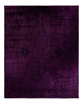 Vibrance, One-of-a-Kind Hand-Knotted Area Rug - Purple, 12' 0" x 14' 5" - Solo Rugs