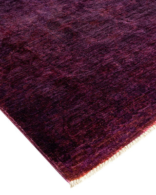 Vibrance, One-of-a-Kind Hand-Knotted Area Rug - Purple, 5' 1" x 7' 7" - Solo Rugs