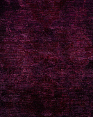 Vibrance, One-of-a-Kind Hand-Knotted Area Rug - Purple, 5' 1" x 7' 7" - Solo Rugs