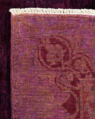 Vibrance, One-of-a-Kind Hand-Knotted Area Rug - Purple, 5' 1" x 7' 7" - Solo Rugs