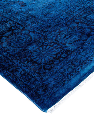 Vibrance, One-of-a-Kind Hand-Knotted Area Rug - Purple, 9' 0" x 11' 7" - Solo Rugs