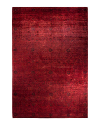 Vibrance, One-of-a-Kind Hand-Knotted Area Rug - Red, 12' 1" x 17' 8" - Solo Rugs