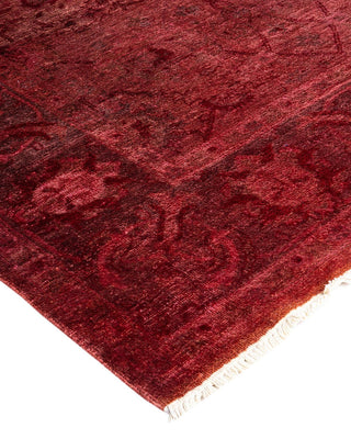 Vibrance, One-of-a-Kind Hand-Knotted Area Rug - Red, 4' 1" x 6' 4" - Solo Rugs