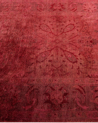 Vibrance, One-of-a-Kind Hand-Knotted Area Rug - Red, 4' 1" x 6' 4" - Solo Rugs