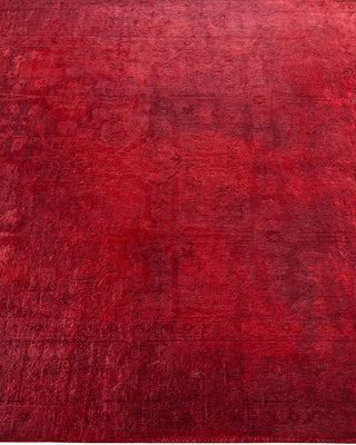Vibrance, One-of-a-Kind Hand-Knotted Area Rug - Red, 4' 2" x 6' 0" - Solo Rugs
