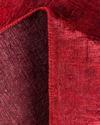 Vibrance, One-of-a-Kind Hand-Knotted Area Rug - Red, 4' 2" x 6' 0" - Solo Rugs
