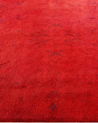 Vibrance, One-of-a-Kind Hand-Knotted Area Rug - Red, 5' 4" x 8' 1" - Solo Rugs