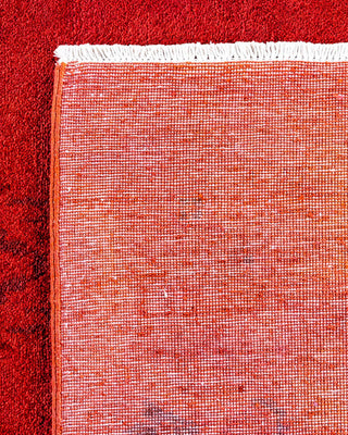 Vibrance, One-of-a-Kind Hand-Knotted Area Rug - Red, 5' 4" x 8' 1" - Solo Rugs
