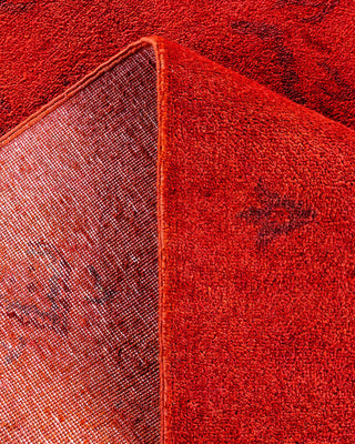 Vibrance, One-of-a-Kind Hand-Knotted Area Rug - Red, 5' 4" x 8' 1" - Solo Rugs