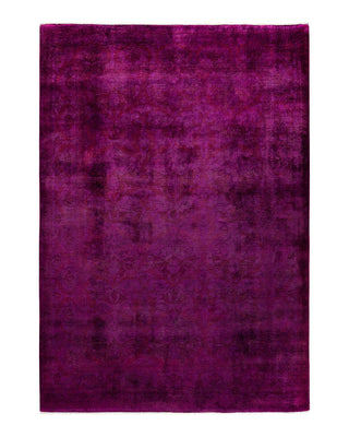 Vibrance, One-of-a-Kind Hand-Knotted Area Rug - Red, 6' 1" x 8' 10" - Solo Rugs