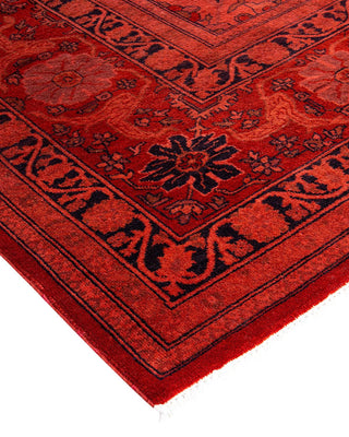 Vibrance, One-of-a-Kind Hand-Knotted Area Rug - Red, 8' 1" x 10' 5" - Solo Rugs
