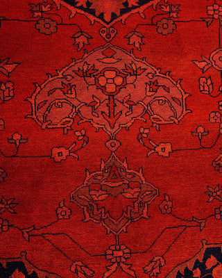 Vibrance, One-of-a-Kind Hand-Knotted Area Rug - Red, 8' 1" x 10' 5" - Solo Rugs