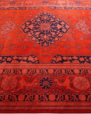 Vibrance, One-of-a-Kind Hand-Knotted Area Rug - Red, 8' 1" x 10' 5" - Solo Rugs