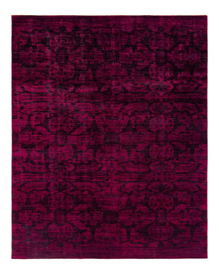 Vibrance, One-of-a-Kind Hand-Knotted Area Rug - Red, 8' 1" x 9' 10" - Solo Rugs