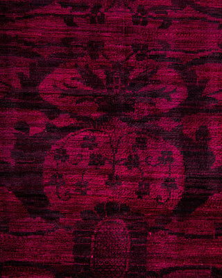 Vibrance, One-of-a-Kind Hand-Knotted Area Rug - Red, 8' 1" x 9' 10" - Solo Rugs