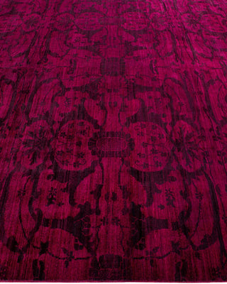 Vibrance, One-of-a-Kind Hand-Knotted Area Rug - Red, 8' 1" x 9' 10" - Solo Rugs