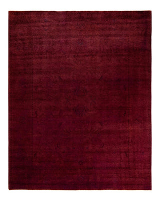 Vibrance, One-of-a-Kind Hand-Knotted Area Rug - Red, 8' 2" x 10' 2" - Solo Rugs