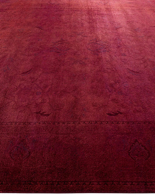 Vibrance, One-of-a-Kind Hand-Knotted Area Rug - Red, 8' 2" x 10' 2" - Solo Rugs