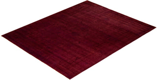 Vibrance, One-of-a-Kind Hand-Knotted Area Rug - Red, 8' 2" x 10' 2" - Solo Rugs
