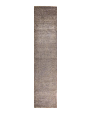 Vibrance, One-of-a-Kind Hand-Knotted Runner Rug - Beige, 2' 8" x 12' 4" - Solo Rugs