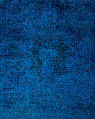 Vibrance, One-of-a-Kind Hand-Knotted Runner Rug - Blue, 2' 6" x 21' 7" - Solo Rugs