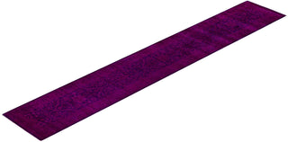 Vibrance, One-of-a-Kind Hand-Knotted Runner Rug - Pink, 2' 7" x 16' 2" - Solo Rugs