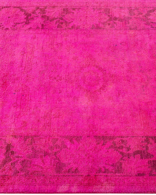 Vibrance, One-of-a-Kind Hand-Knotted Runner Rug - Pink, 3' 0" x 11' 5" - Solo Rugs