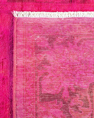 Vibrance, One-of-a-Kind Hand-Knotted Runner Rug - Pink, 3' 0" x 11' 5" - Solo Rugs