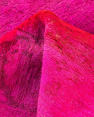 Vibrance, One-of-a-Kind Hand-Knotted Runner Rug - Pink, 3' 0" x 11' 5" - Solo Rugs