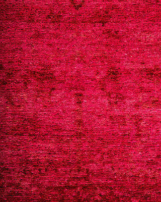Vibrance, One-of-a-Kind Hand-Knotted Runner Rug - Pink, 3' 2" x 15' 6" - Solo Rugs