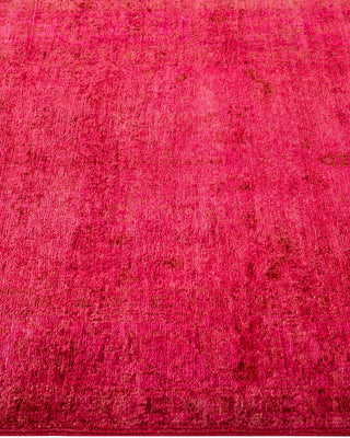 Vibrance, One-of-a-Kind Hand-Knotted Runner Rug - Pink, 3' 2" x 15' 6" - Solo Rugs