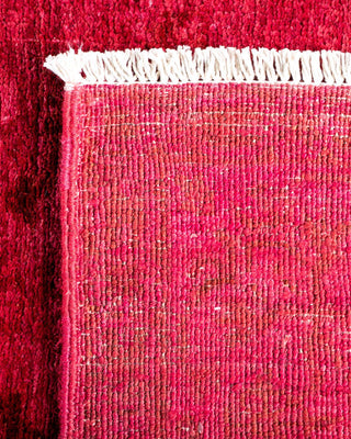 Vibrance, One-of-a-Kind Hand-Knotted Runner Rug - Pink, 3' 2" x 15' 6" - Solo Rugs