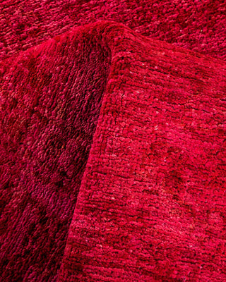 Vibrance, One-of-a-Kind Hand-Knotted Runner Rug - Pink, 3' 2" x 15' 6" - Solo Rugs