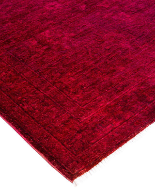 Vibrance, One-of-a-Kind Hand-Knotted Runner Rug - Red, 2' 9" x 17' 7" - Solo Rugs