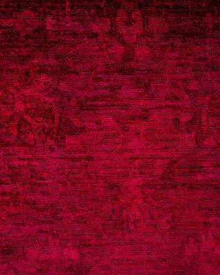 Vibrance, One-of-a-Kind Hand-Knotted Runner Rug - Red, 2' 9" x 17' 7" - Solo Rugs