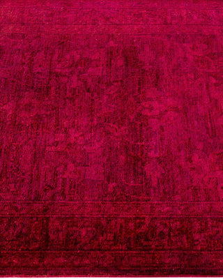 Vibrance, One-of-a-Kind Hand-Knotted Runner Rug - Red, 2' 9" x 17' 7" - Solo Rugs