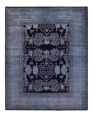 Vibrance, One-of-a-Kind Handmade Area Rug - Black, 8' 0" x 10' 1" - Solo Rugs