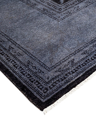 Vibrance, One-of-a-Kind Handmade Area Rug - Black, 8' 0" x 10' 1" - Solo Rugs