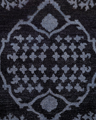 Vibrance, One-of-a-Kind Handmade Area Rug - Black, 8' 0" x 10' 1" - Solo Rugs