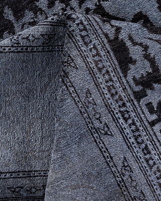 Vibrance, One-of-a-Kind Handmade Area Rug - Black, 8' 0" x 10' 1" - Solo Rugs