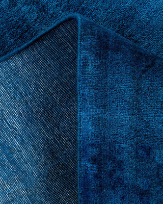 Vibrance, One-of-a-Kind Handmade Area Rug - Blue, 5' 1" x 7' 10" - Solo Rugs